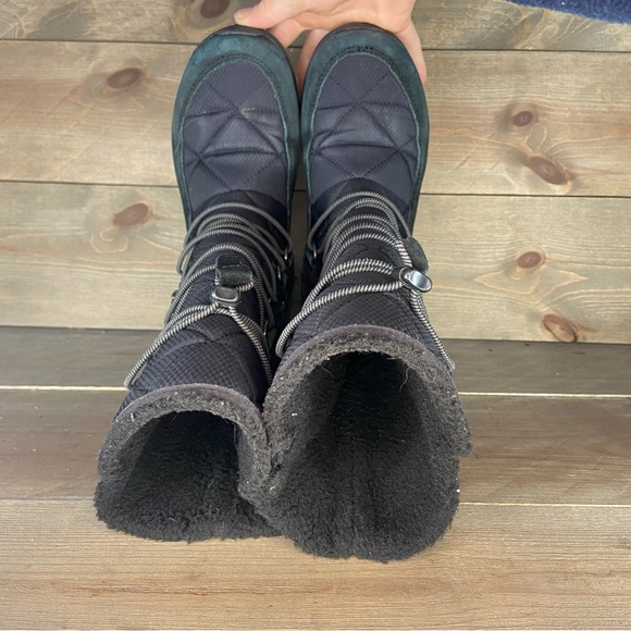 Ll bean snowfield Womens size 6.5 boots black waterproof lined tek 2.5 shoes - Picture 6 of 8